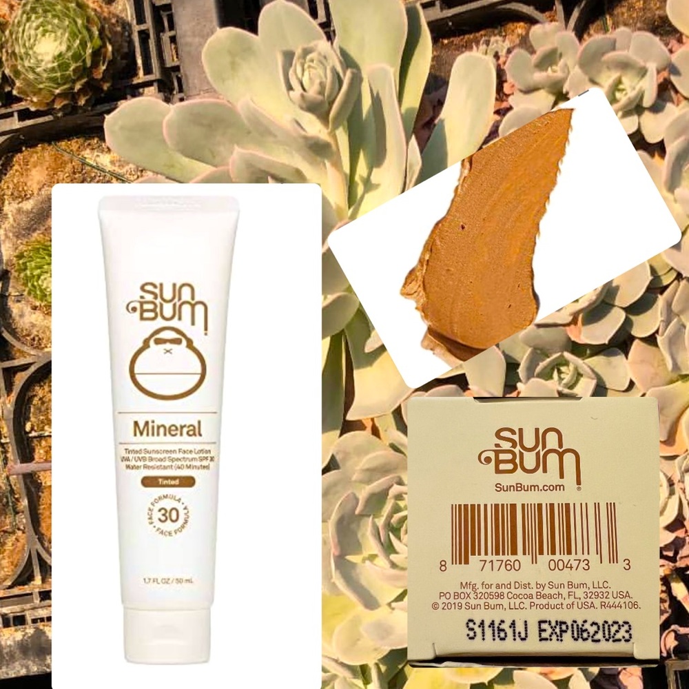 New Sun Bum Mineral SPF 30 Tinted Sunscreen Face Lotion